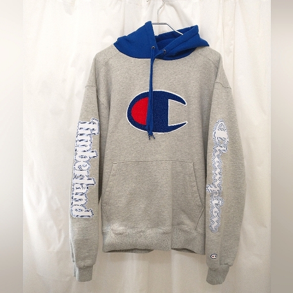New w/o Tags Champion X Timberland Heavyweight Pullover Fleece Drawstring Hoodie - Picture 1 of 10